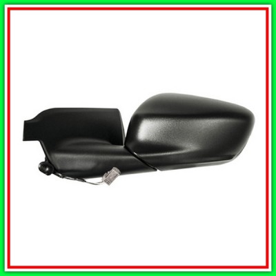 Retrovisore Sinistro Elettrico-Nero-Convesso-3 Pins Citroen C4 Cactus-(Anno 2014-2018)