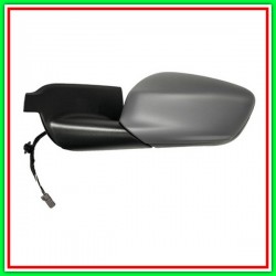 Retrovisore Sinistro Elettrico-Termico Con Primer-Convesso-5 Pins Citroen C4 Cactus-(Anno 2014-2018)