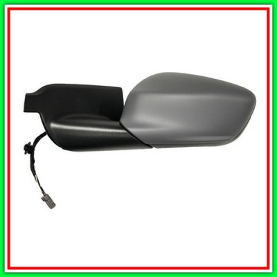 Retrovisore Sinistro Elettrico-Termico Con Primer-Convesso-5 Pins Citroen C4 Cactus-(Anno 2014-2018)