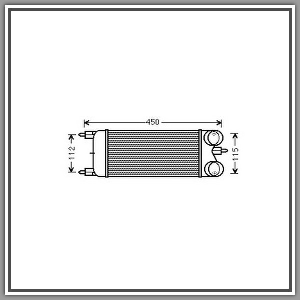 Intercooler Citroen C5-(Anno 2008-2010)