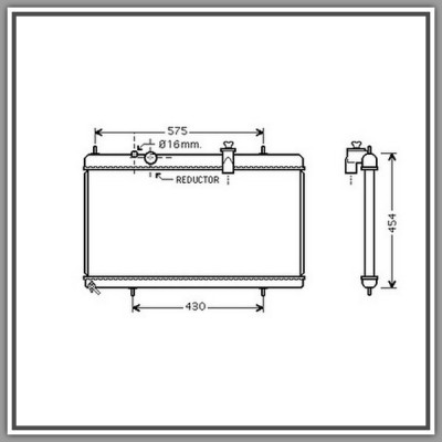 Radiatore Citroen C5-(Anno 2008-2010)