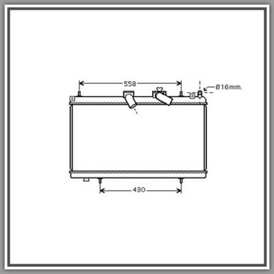Radiatore Citroen C5-(Anno 2008-2010)