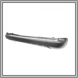 Paraurti Posteriore Nero Goffrato-Con Tappo Coprigancio-Con Tracce Pdc-Con Fori Modanatura Citroen Berlingo-(Anno 2008-2011)