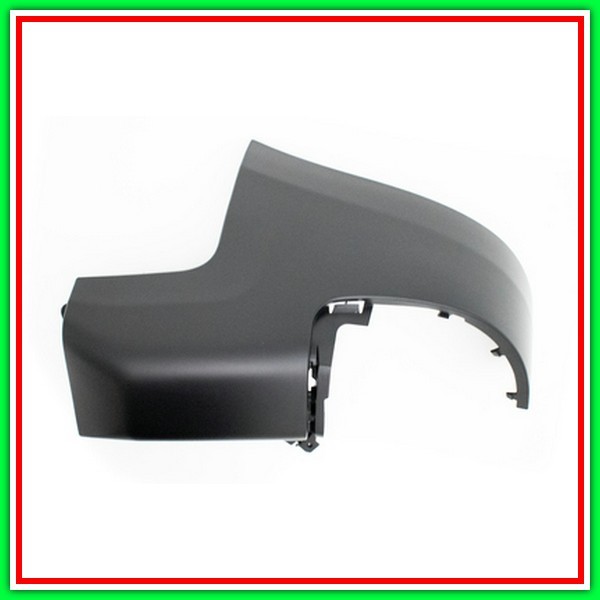 Cantonale Destro Paraurti Posteriore Nero Goffrato-Portellone-Passo Corto Citroen Berlingo-(Anno 2008-2011)