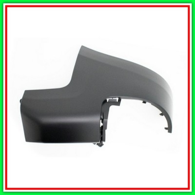 Cantonale Destro Paraurti Posteriore Nero Goffrato-Portellone-Passo Corto Citroen Berlingo-(Anno 2008-2011)