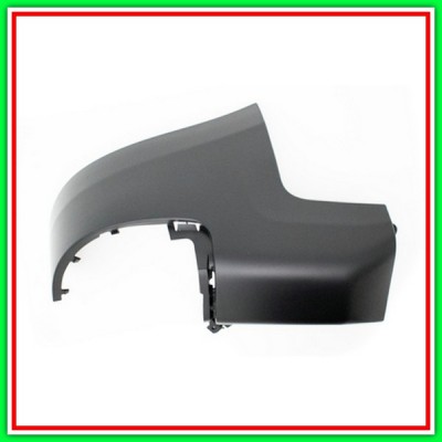 Cantonale Sinistro Paraurti Posteriore Nero Goffrato-Portellone-Passo Corto Citroen Berlingo-(Anno 2008-2011)