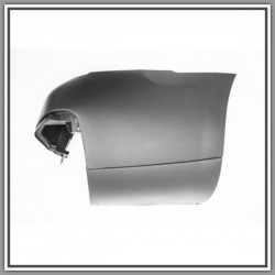 Cantonale Destro Paraurti Posteriore Nero Goffrato-Passo Lungo Citroen Berlingo-(Anno 2008-2011)