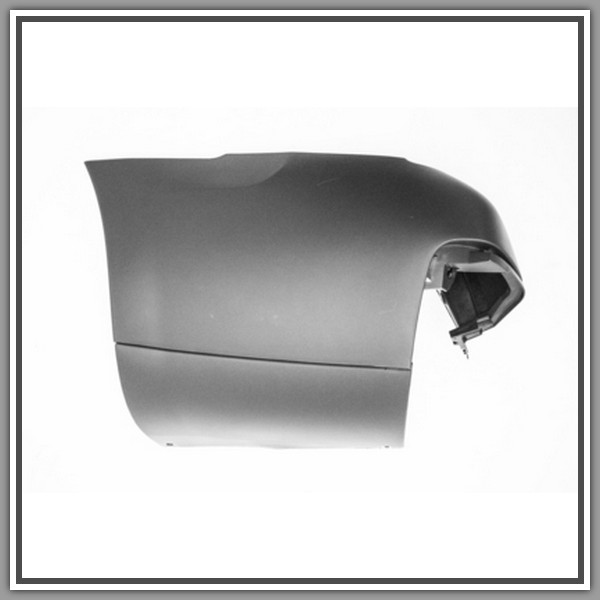 Cantonale Sinistro Paraurti Posteriore Nero Goffrato-Passo Lungo Citroen Berlingo-(Anno 2008-2011)
