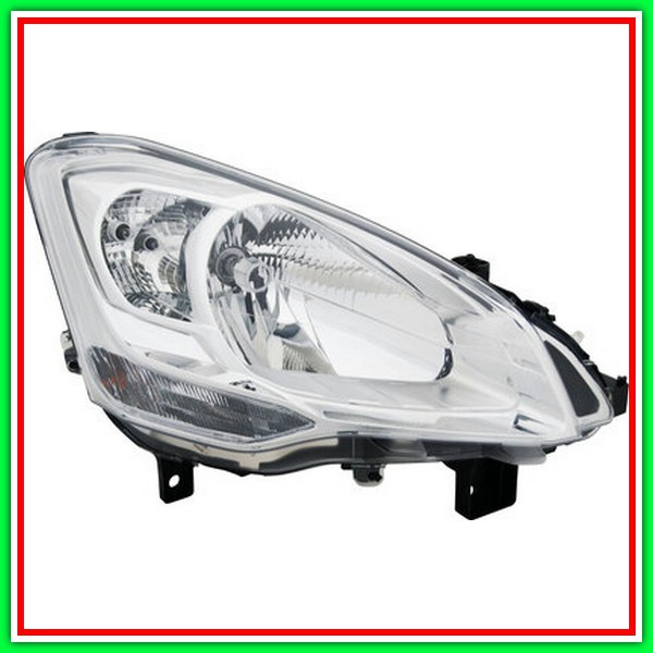 Proiettore Destro H4 Elettrico Con Motore Citroen Berlingo-(Anno 2008-2011)