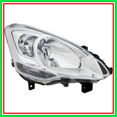 Proiettore Destro H4 Elettrico Con Motore Citroen Berlingo-(Anno 2008-2011)