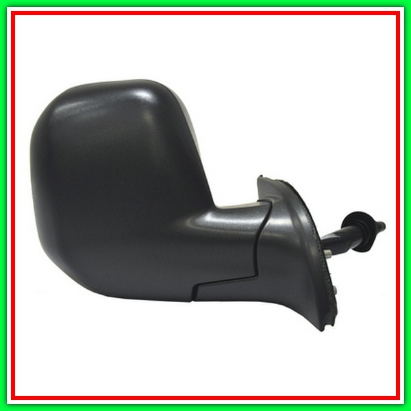 Retrovisore Destro A Cavi-Nero-Convesso-Cromato Citroen Berlingo-(Anno 2008-2011)