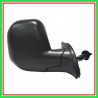 Retrovisore Destro A Cavi-Nero-Convesso-Cromato Citroen Berlingo-(Anno 2008-2011)