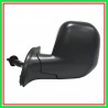 Retrovisore Sinistro A Cavi-Nero-Convesso-Cromato Citroen Berlingo-(Anno 2008-2011)