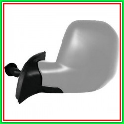 Retrovisore Sinistro Elettrico-Termico Con Primer-Chiudibile-Convesso-Cromato Citroen Berlingo-(Anno 2008-2011)