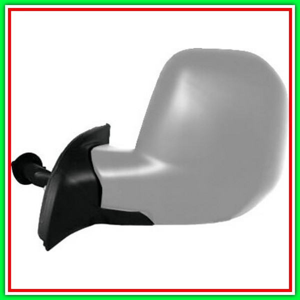 Retrovisore Sinistro Elettrico-Termico Con Primer-Chiudibile-Convesso-Cromato Citroen Berlingo-(Anno 2008-2011)