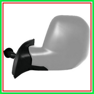 Retrovisore Sinistro Elettrico-Termico Con Primer-Chiudibile-Convesso-Cromato Citroen Berlingo-(Anno 2008-2011)