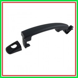 Maniglia Esterna Anteriore Sinistra-Portellone-Nera-Con Foro Nottolino Citroen Berlingo-(Anno 2008-2011)