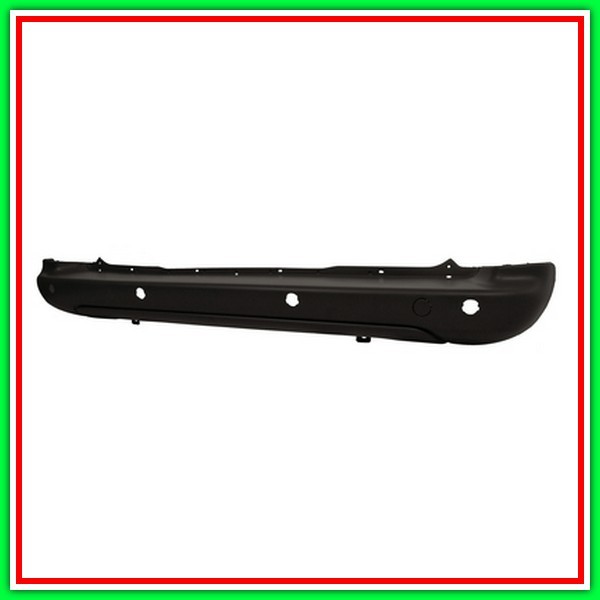 Paraurti Posteriore Nero Goffrato-Con Tappo Coprigancio-Con Fori Pdc Citroen Berlingo-(Anno 2012-2015)