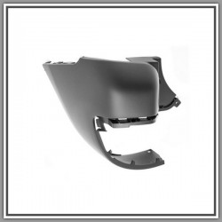 Cantonale Sinistro Paraurti Posteriore Nero Goffrato-2 Porte Battenti-Passo Corto Citroen Berlingo-(Anno 2012-2015)