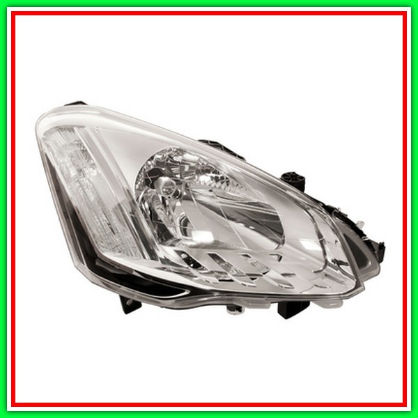Proiettore Destro H4 Elettrico Con Motore Citroen Berlingo-(Anno 2012-2015)