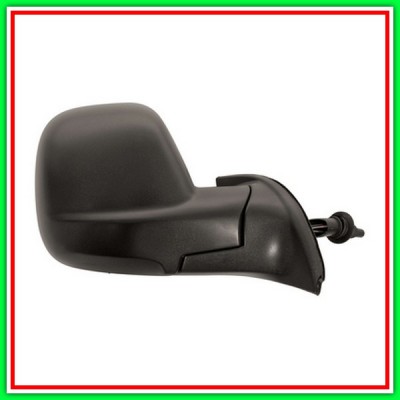 Retrovisore Destro A Cavi-Nero-Con Sonda-Convesso-Cromato Citroen Berlingo-(Anno 2012-2015)
