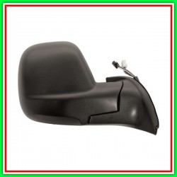 Retrovisore Destro Elettrico-Nero-Termico-Con Sonda-Convesso-Cromato Citroen Berlingo-(Anno 2012-2015)