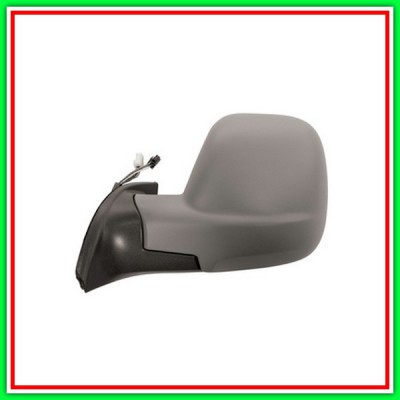 Retrovisore Sinistro Elettrico-Termico Con Primer-Convesso-Cromato Citroen Berlingo-(Anno 2012-2015)