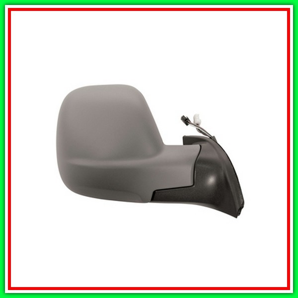 Retrovisore Destro Elettrico-Termico-Con Primer-Con Sonda-Chiudibile-Convesso-Cromato Citroen Berlingo-(Anno 2012-2015)