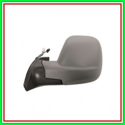 Retrovisore Sinistro Elettrico-Termico Con Primer-Chiudibile-Convesso-Cromato Citroen Berlingo-(Anno 2012-2015)