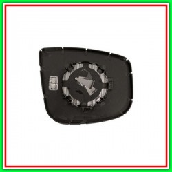 Piastra Specchio Sinistra Convessa-Termica Cromata Citroen Berlingo-(Anno 2012-2015)