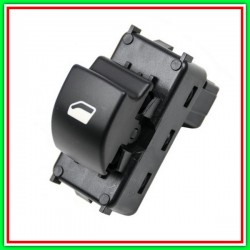Interruttore Alzacristallo Nero-Porta Anteriore Destra-4 Pins Citroen Berlingo-(Anno 2012-2015)