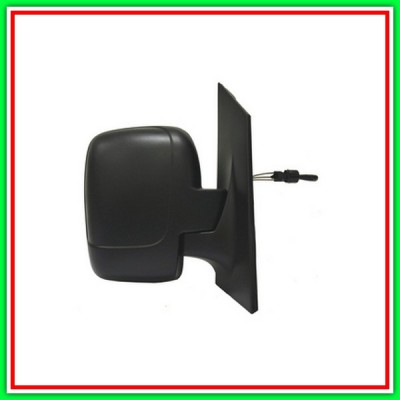 Retrovisore Destro A Cavi-Nero-Convesso-Cromato-Vetro Singolo Citroen Jumpy  Dispatch-(Anno 2007-2016)