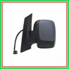 Retrovisore Sinistro Elettrico-Termico Con Primer-Chiudibile-Vetro Doppio-Convesso-Cromato Citroen Jumpy  Dispatch-(2007-2016)