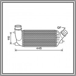 Intercooler Citroen Jumpy  Dispatch-(Anno 2007-2016)