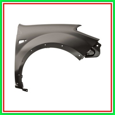 Parafango Anteriore Destro Con Fori Modanatura Mod Stepway Dacia Sandero-(Anno 2008-2012)