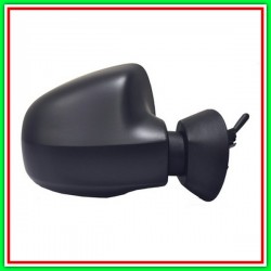 Retrovisore Destro A Cavi-Nero-Convesso-Cromato Dacia Sandero-(Anno 2008-2012)