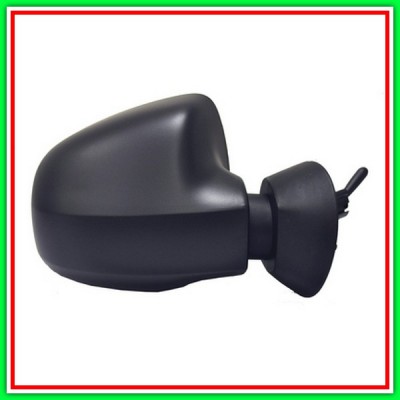 Right RearViewEr A Cable-Black-Convex-Chrome DACIA Sandero-(Year 2008-2012)