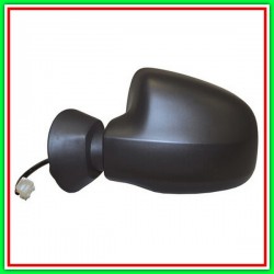 Retrovisore Sinistro Elettrico-Nero-Termico-Convesso-Cromato Dacia Sandero-(Anno 2008-2012)