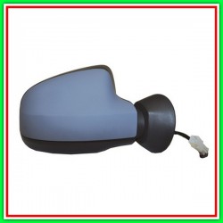 Retrovisore Destro Elettrico-Termico Con Primer-Convesso-Cromato Dacia Sandero-(Anno 2008-2012)
