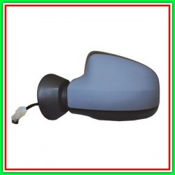 Retrovisore Sinistro Elettrico-Termico Con Primer-Convesso-Cromato Dacia Sandero-(Anno 2008-2012)