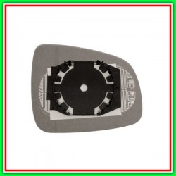 Piastra Specchio Sinistra Convessa-Termica Cromata Dacia Sandero-(Anno 2008-2012)