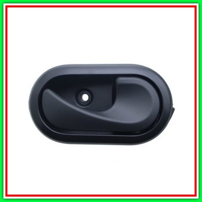 Front-Rear Right Inner Handle With Silver Lever-Black Mostrina-Clip DACIA Sandero-(Year 2008-2012)