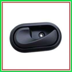 Maniglia Interna Anteriore-Posteriore Sinistra Con Leva Argento-Mostrina Nera-Clip Dacia Sandero-(Anno 2008-2012)