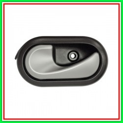 Maniglia Interna Anteriore-Posteriore Sinistra-Con Leva Cromata-Mostrina-Nera-Clip Dacia Sandero-(Anno 2008-2012)