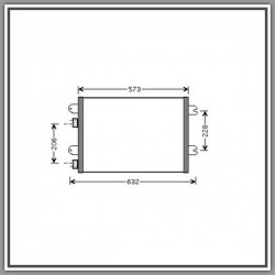 Condensatore Dacia Sandero-(Anno 2008-2012)