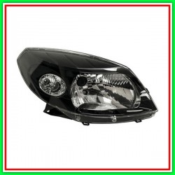 Right Projector Mod H4 Electric-Without Engine-Black DACIA Sandero Stepway-(Year 2009-2012)