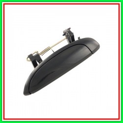 Front-Rear Left-Black-Smooth Outer Handle DACIA Logan-(Year 2005-2008)