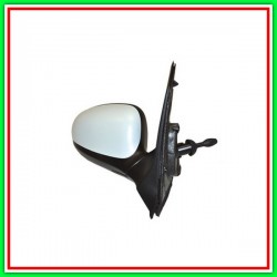 Right Cable Rearview Mirror With Primer-Convex-Chrome FORD Ka-(Year 2008-2016)