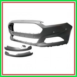 Paraurti Anteriore Con Primer-Tappo Coprigancio-Fori Pdc E Park Assist-Supporti-Tracce Lavafari-Con Spoiler (Destro-Sinistro)