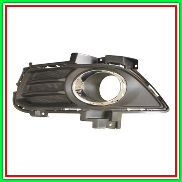 Griglia Sinistra Paraurti Nera-Con Cornice Cromata Ford Mondeo-(Anno 2014-2019)